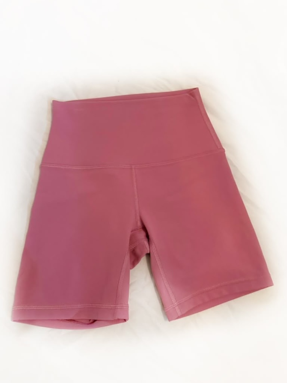 Lulu Lemon Pink Mauve Biker Shorts